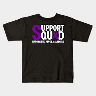 Support Squad Narcissistic Abuse Awareness Kids T-Shirt